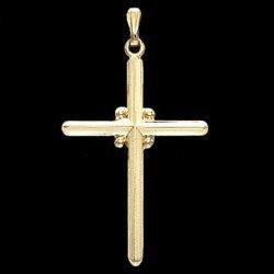 14K White Gold Cross Pendantwhite 