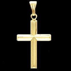14K Yellow Gold Cross Pendantyellow 