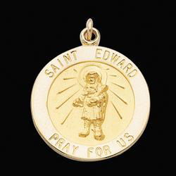 14K Yellow Gold St. Edward Medalyellow 