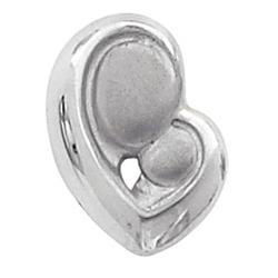 14K White Gold Mother's Love Chain Slidewhite 