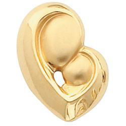 14K White Gold Mother's Love Chain Slidewhite 