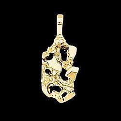 14K Yellow Gold Nugget Pendantyellow 