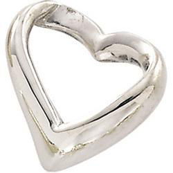 Platinum Heart Shaped Pendantplatinum 