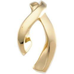 14K Yellow Gold Chain Pendant Slideyellow 