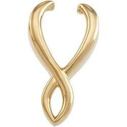 14K White Gold Pendant Enhancerwhite 