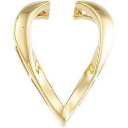 14K White Gold Pendant Enhancerwhite 