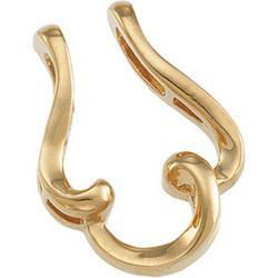 14K White Gold Pendant Enhancerwhite 