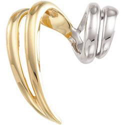 14K White Gold Pendant Slidewhite 