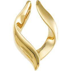 14K White Gold Pendant Enhancerwhite 