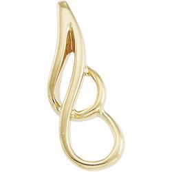 14K Yellow Gold Metal Fashion Pendantyellow 