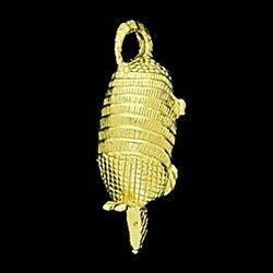 14K Yellow Gold Armadillo Pendantyellow 