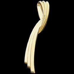 14K Yellow Gold Metal Fashion Vertical Pendantyellow 