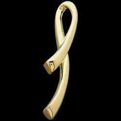 14K Yellow Gold Metal Fashion Vertical Pendantyellow 