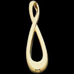 14K Yellow Gold Metal Fashion Vertical Pendantyellow 