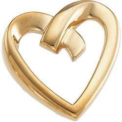 14K Yellow Gold Metal Fashion Heart Pendantyellow 