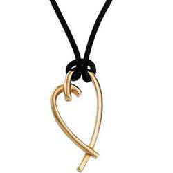 14K Yellow Gold Metal Fashion Heart Pendantyellow 