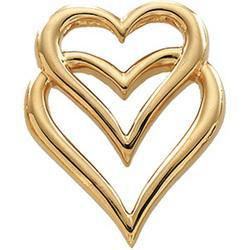 14K Yellow Gold Metal Fashion Heart Pendantyellow 