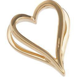 14K Yellow Gold Metal Fashion Heart Pendantyellow 