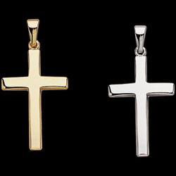 14K Yellow Gold Cross Pendantyellow 