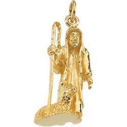 14K White Gold Shepherd Pendantwhite 