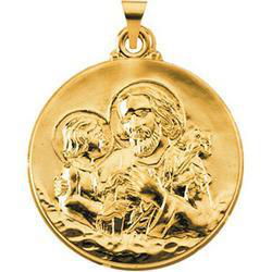 14K Yellow Gold St. Joseph Medalyellow 