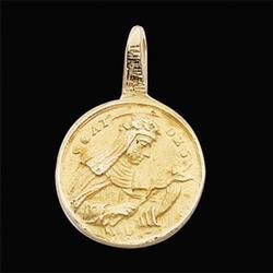 14K Yellow Gold St. Rose Of Lima Pendantyellow 