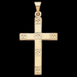 14K Yellow Gold Cross Pendantyellow 