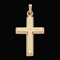 14K Yellow Gold Cross Pendantyellow 