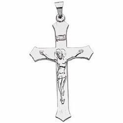 14K Yellow Gold Crucifix Pendantyellow 