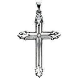 14K Yellow Gold Fancy Cross Pendantyellow 