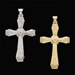 14K Yellow Gold Cross Pendantyellow 