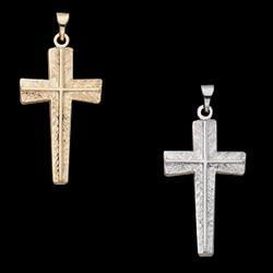 14K Yellow Gold Cross Pendantyellow 