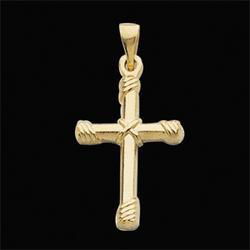 14K Yellow Gold Cross Pendantyellow 