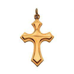 14K Yellow Gold Cross Pendantyellow 