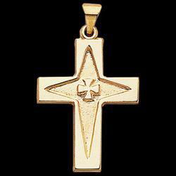 14K Yellow Gold Cross Pendantyellow 