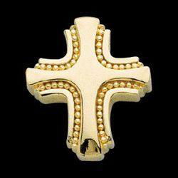 14K White Gold Small Cross Slidewhite 