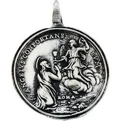 14K Yellow Gold The Scourging & Angel Comforts Jesus Pendantyellow 