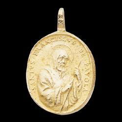 Sterling Silver St. Francis & Passion Of Christ Pendantsterling 