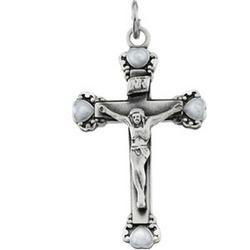 Sterling Silver Pendant Crucifixsterling 