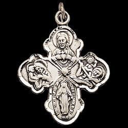 Sterling Silver 4-Way Cross Pendantsterling 