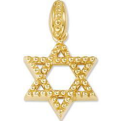 14K White Gold Star Of David Pendantwhite 