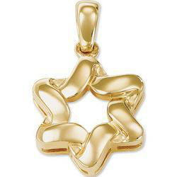 14K White Gold Star Of David Pendantwhite 