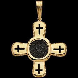 14K Yellow Gold Cross Pendantyellow 
