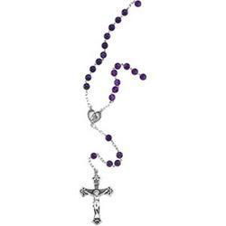 Sterling Silver Amethyst Rosarysterling 