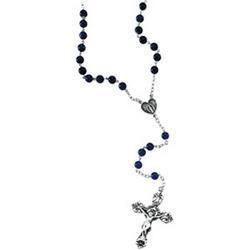 Sterling Silver Sodalite Rosarysterling 