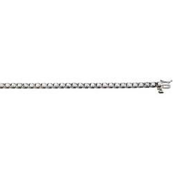 14K White Gold Diamond Braceletwhite 