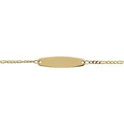 14K Yellow Gold Id Braceletyellow 