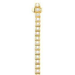 14K White Gold Diamond Line Braceletwhite 
