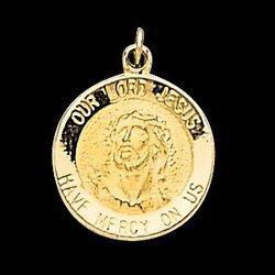 14K Yellow Gold Our Lord Jesus Medalyellow 