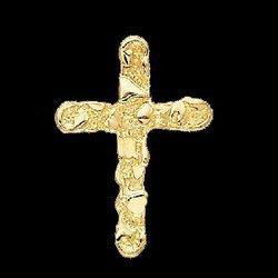 14K White Gold Cross Pendantwhite 